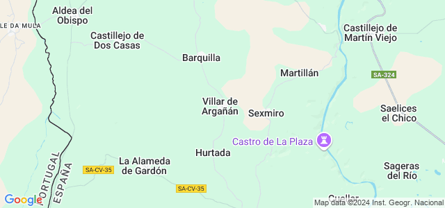 Mapa de Villar de Argañán