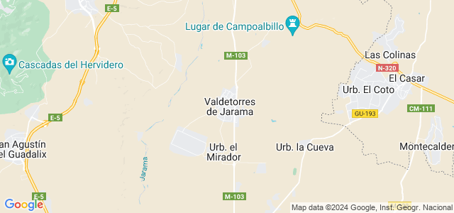 Mapa de Valdetorres de Jarama