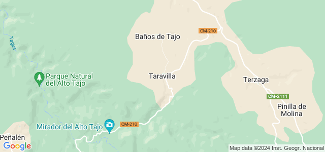 Mapa de Taravilla
