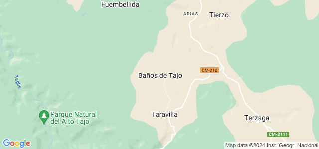 Mapa de Baños de Tajo