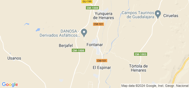 Mapa de Fontanar