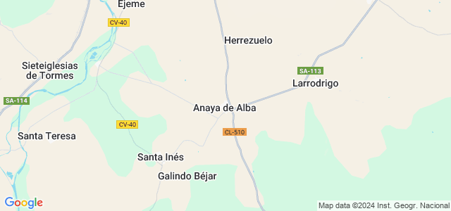 Mapa de Anaya de Alba