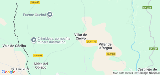 Mapa de Villar de Ciervo