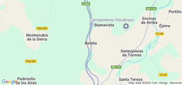 Mapa de Beleña