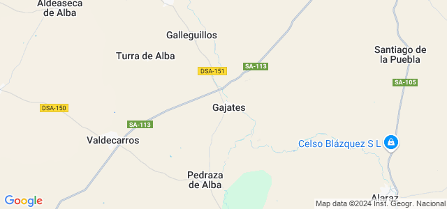 Mapa de Gajates