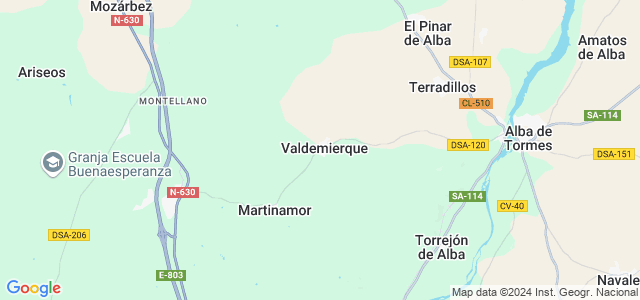 Mapa de Valdemierque