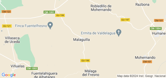 Mapa de Malaguilla