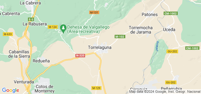 Mapa de Torrelaguna