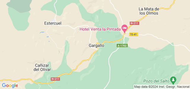 Mapa de Gargallo