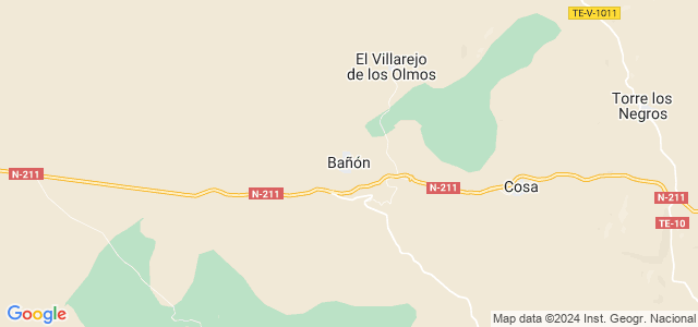 Mapa de Bañón