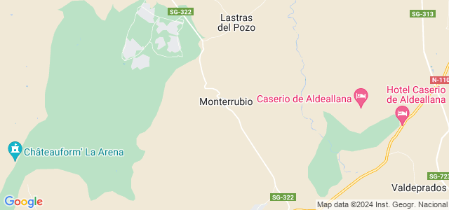 Mapa de Monterrubio