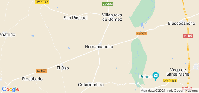 Mapa de Hernansancho