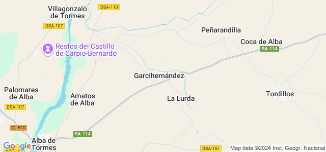 Mapa de Garcihernández