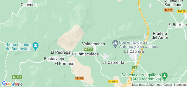 Mapa de Valdemanco