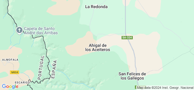 Mapa de Ahigal de los Aceiteros