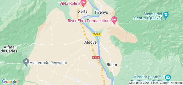 Mapa de Aldover