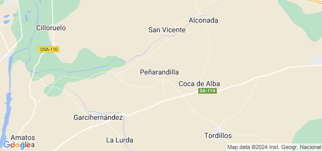 Mapa de Peñarandilla