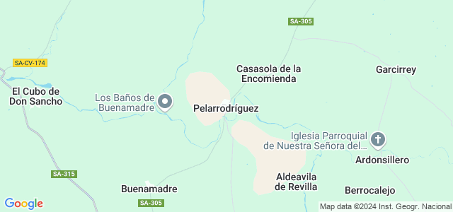 Mapa de Pelarrodríguez