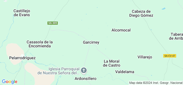 Mapa de Garcirrey