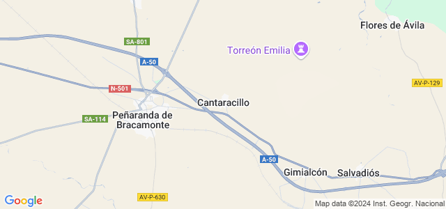 Mapa de Cantaracillo