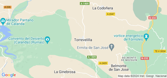 Mapa de Torrevelilla