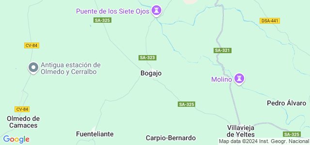 Mapa de Bogajo