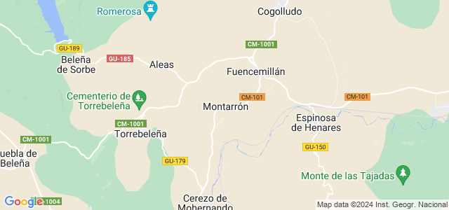 Mapa de Montarrón