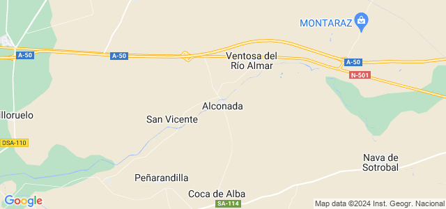Mapa de Alconada