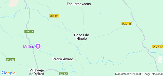 Mapa de Pozos de Hinojo