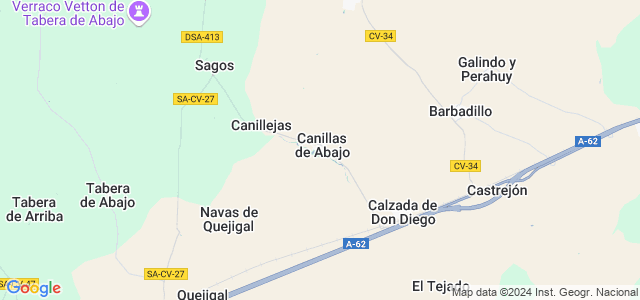 Mapa de Canillas de Abajo