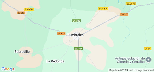 Mapa de Lumbrales