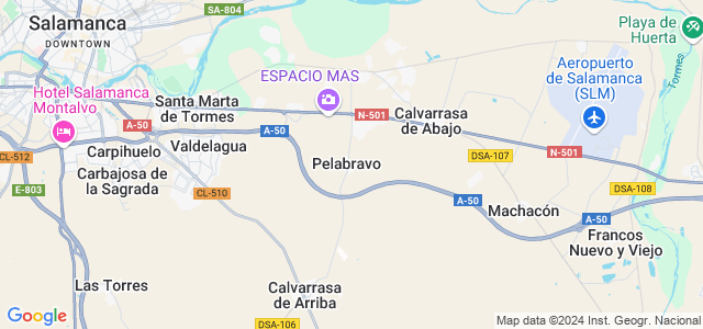 Mapa de Pelabravo