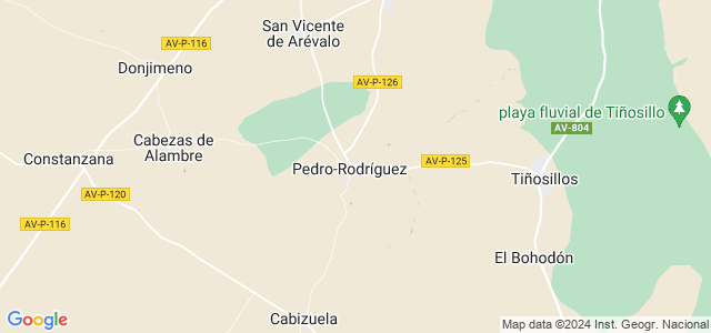 Mapa de Pedro-Rodríguez