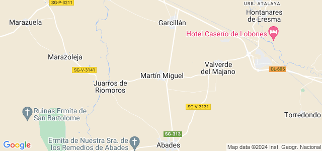 Mapa de Martín Miguel
