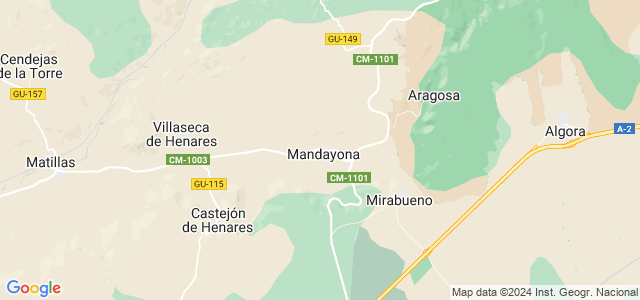 Mapa de Mandayona