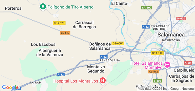 Mapa de Doñinos de Salamanca