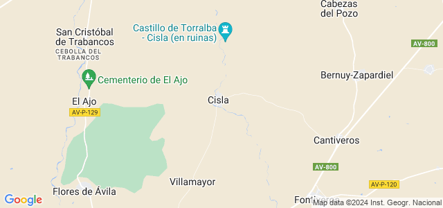 Mapa de Cisla