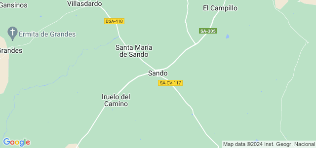 Mapa de Sando
