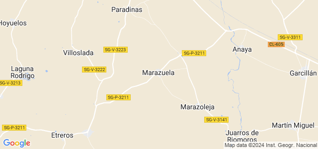 Mapa de Marazuela