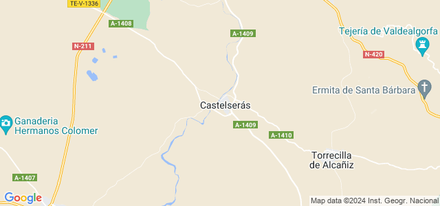 Mapa de Castelserás