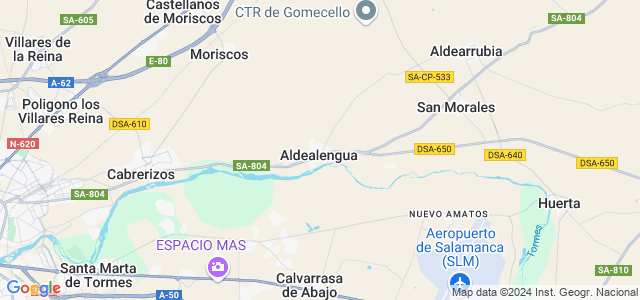 Mapa de Aldealengua