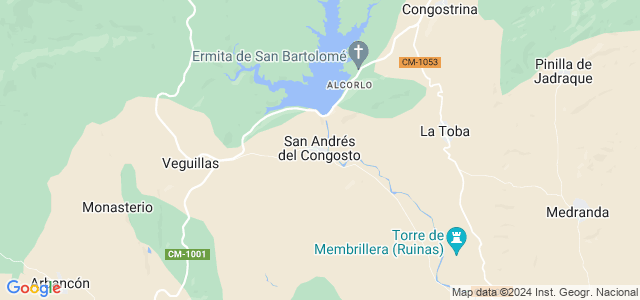 Mapa de San Andrés del Congosto
