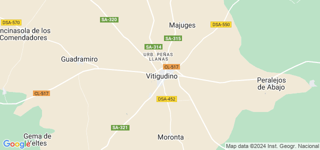 Mapa de Vitigudino