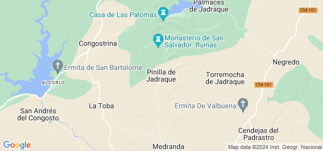 Mapa de Pinilla de Jadraque