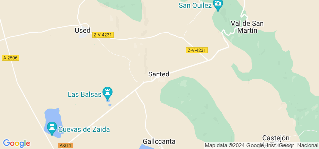 Mapa de Santed