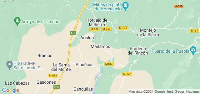 Mapa de Madarcos