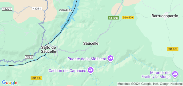 Mapa de Saucelle