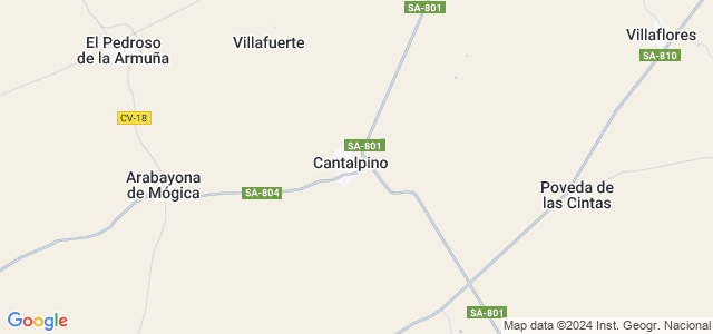 Mapa de Cantalpino