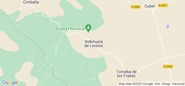 Mapa de Aldehuela de Liestos