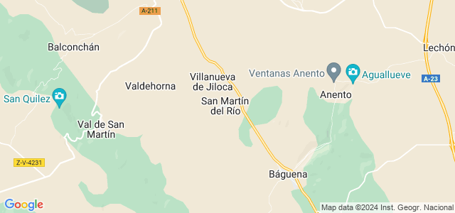 Mapa de San Martín del Río